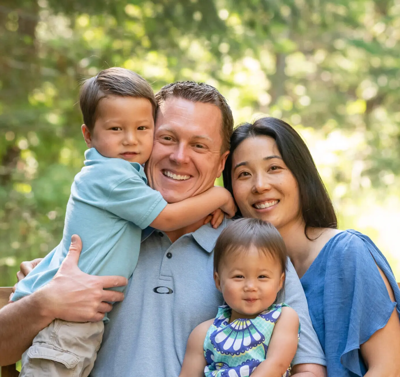 Drs. Brent and Ally Rickheim with their family
